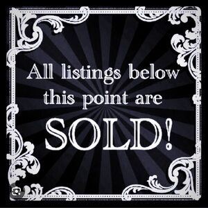 Decorative Sold Sign - Elegant Black and White Store Display